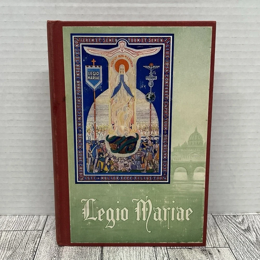 Vintage 1959 Legio Mariae Hardcover Book Official Handbook Legion of Mary 9th Ed